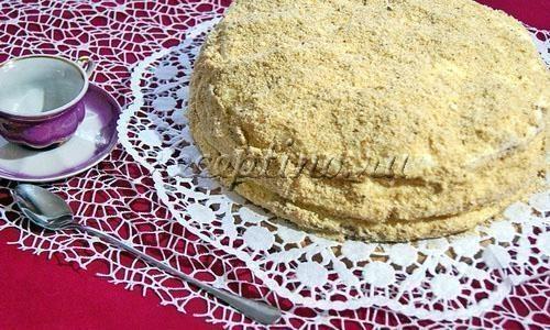 Торт Наполеон - бабушкин рецепт с фото