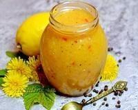 Острый густой джем (лайм, лимон, одуванчики, жгучий перец) - рецепт с фото