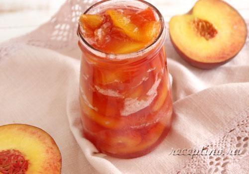 Персиковое варенье с пектином - рецепт с фото