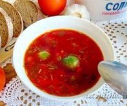 Борщ с брюссельской капустой