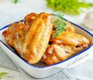 Куриные крылышки маринованные (в духовке)